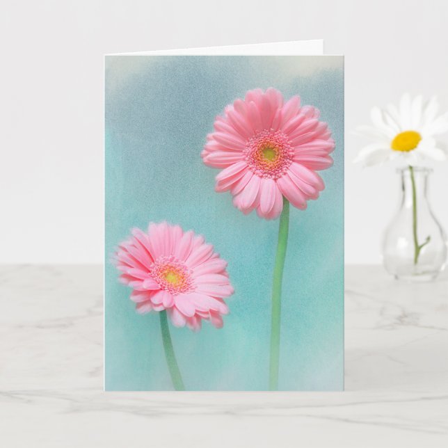 For Mom Gerber Daisy Birthday Card (Small Plant)