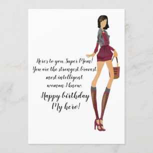 For Mum's birthday Invitation