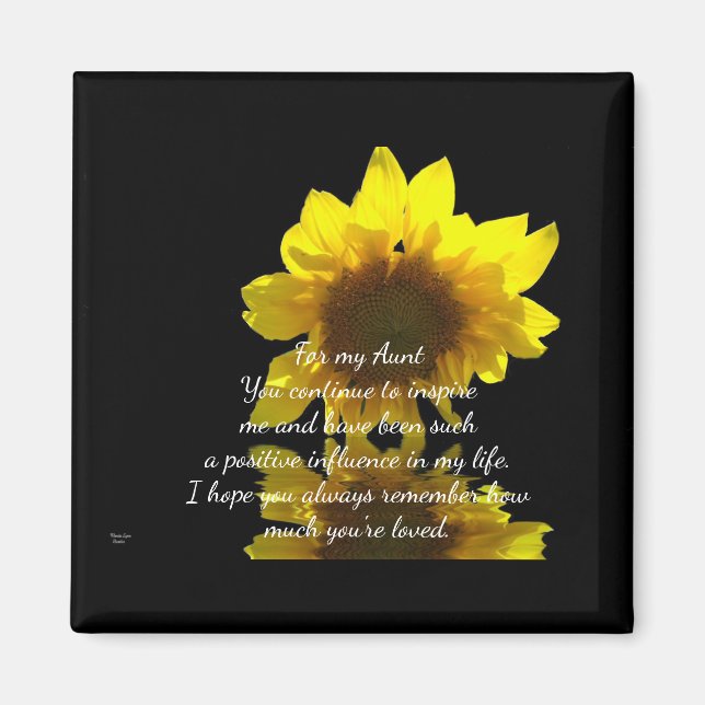 For My Aunt - Magnet (Front)