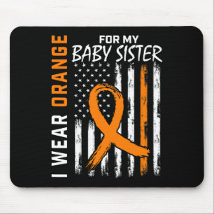 For My Baby Sister Leukaemia Awareness Mouse Pad