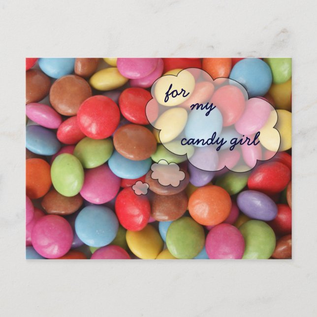 for my candy girl postcard (Front)