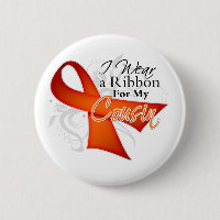 For My Cousin - Leukaemia Ribbon