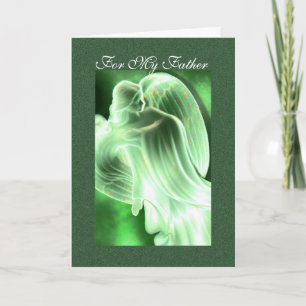 For My Father - Angel Greeting Card