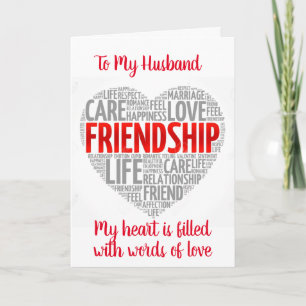 FOR MY HUSBAND ON VALENTINE'S DAY CARD