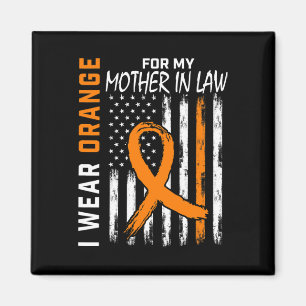 For My Mother In Law Leukaemia Cancer Awareness Fl Magnet