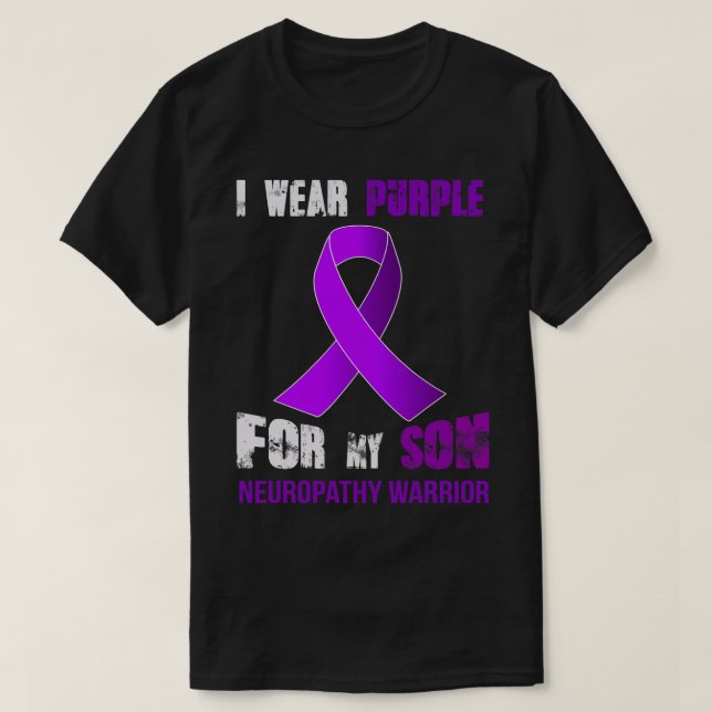 For My SON NEUROPATHY WARRIOR T-Shirt (Design Front)