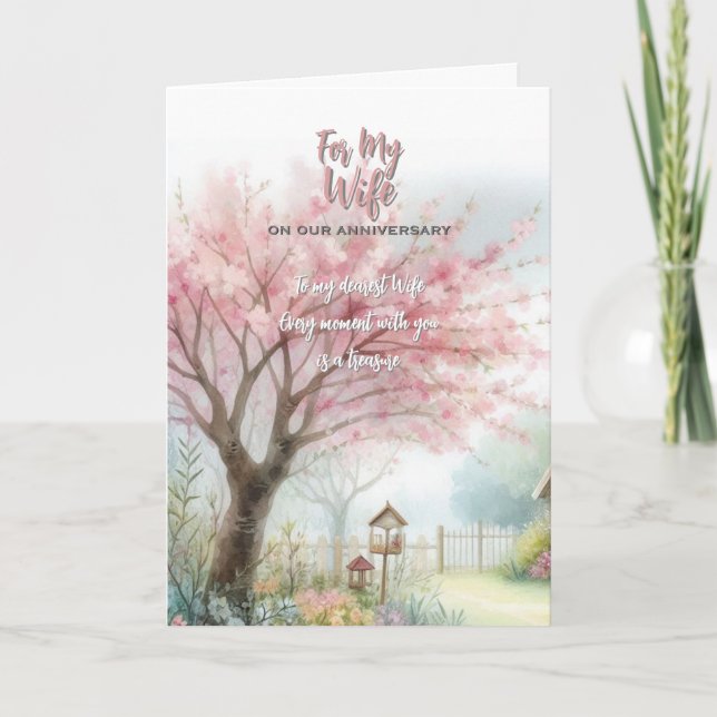 For my Wife Anniversary Greeting Card (Front)