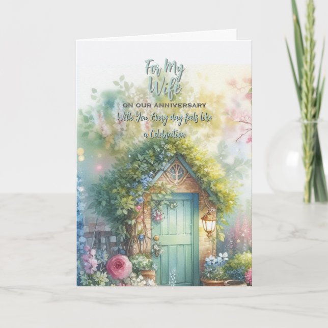 For my Wife Anniversary Greeting Card (Front)