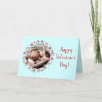 For new dad heart gift mail blue Valentine's Day