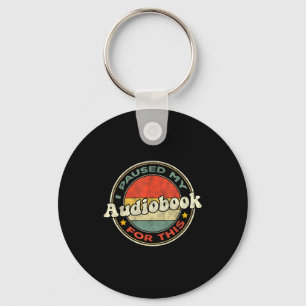 For Obook Listeners O Book Lovers Retro Women  Key Ring