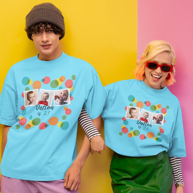 For Parents Birthday Boy Photo T-Shirt (Creator Uploaded)