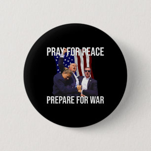 For Peace 6 Cm Round Badge