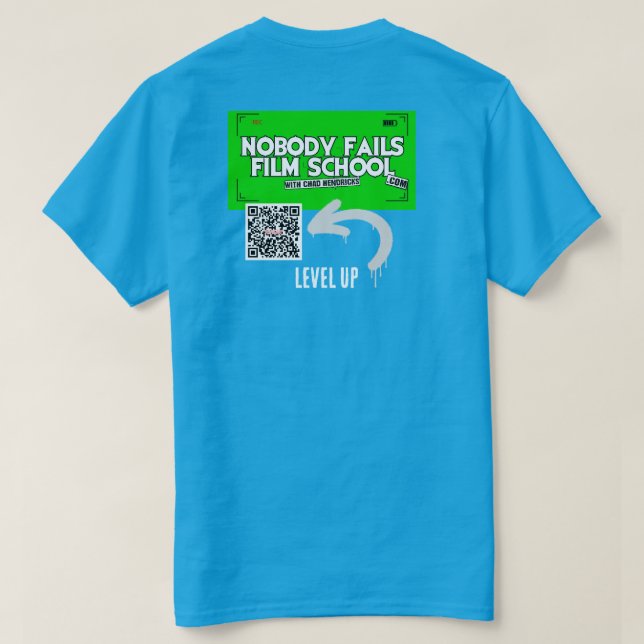 For People Who Finish T-Shirt | Filmmaker Mindset  (Design Back)