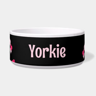 For Pet Modern Writing Scattered Pink Hearts