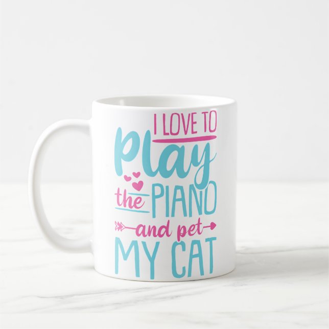 For Piano Player Coffee Mug (Left)