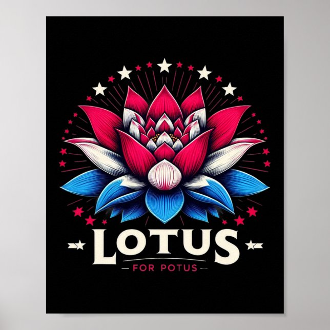 For Potus Kamala Harris 2024 President Trend Elect Poster (Front)
