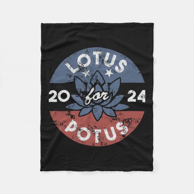 For Potus Kamala Harris 2024 Presidential Campaign Fleece Blanket (Front)