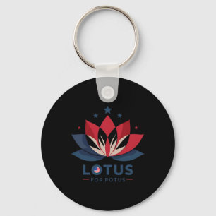 For Potus Usa Flag Harris Waltz 2024 Election Kama Key Ring