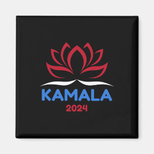 For President 2024 Sanskrit Lotus Design Magnet