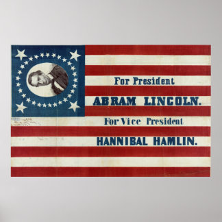 For President - Abram Lincoln Poster