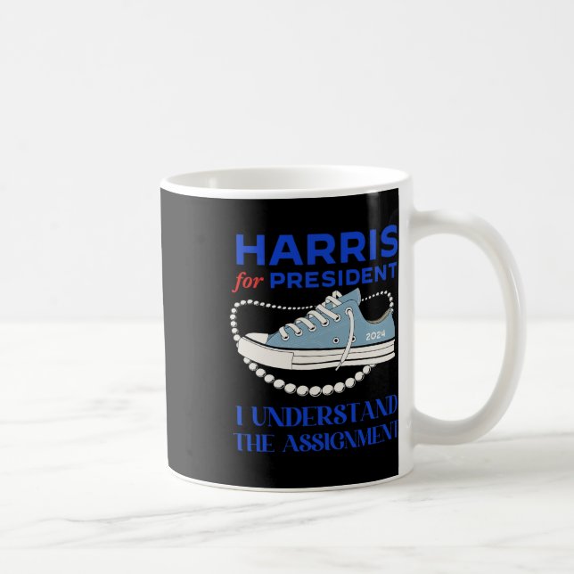 For President I Understand The Ignment Kamala 2024 Coffee Mug (Right)