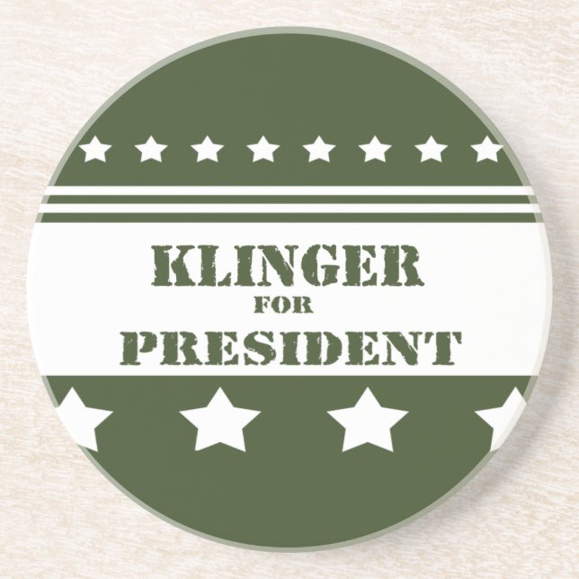 For President Klinger Coaster (Front)