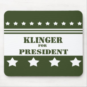 For President Klinger Mouse Pad