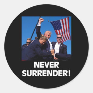 For President Trump3 Classic Round Sticker
