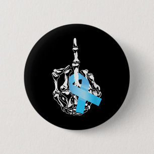 For Prostate Cancer Middle Finger Prostate Cancer 6 Cm Round Badge