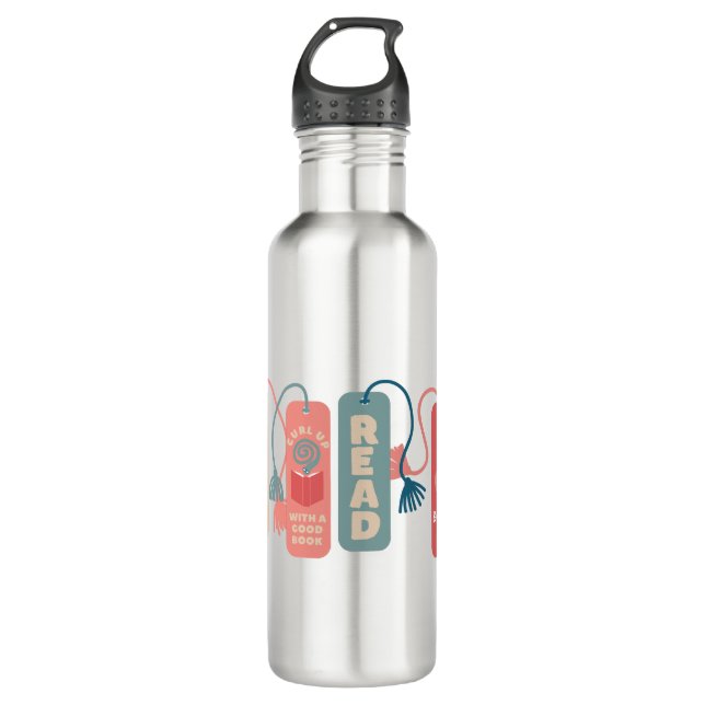 For Readers Mystery Novels Books Illustrated 710 Ml Water Bottle (Front)