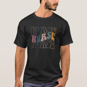 For Registered Nurse Future Nurse Groovy Nurse T-Shirt