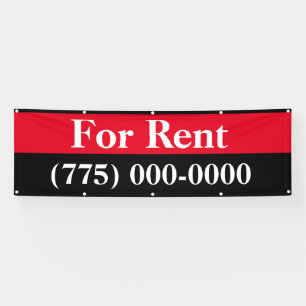For Rent Outdoor Vinyl Banner