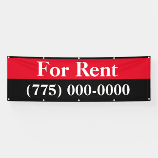 For Rent Outdoor Vinyl Banner