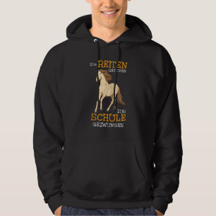 For Riding Born For School Forces Rider Horse Hoodie