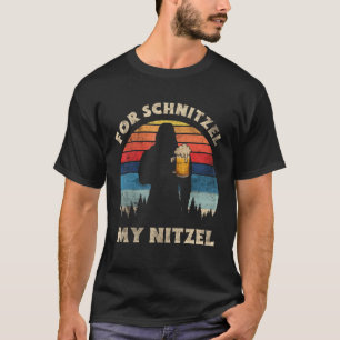For Schnitzel My Nitzel Germany Oktoberfest Distre T-Shirt