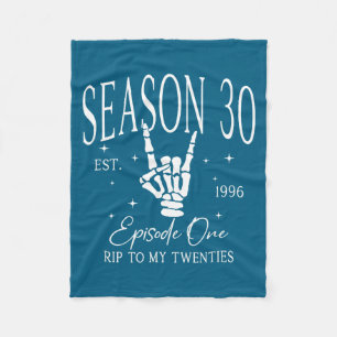 For Shirt 30th 1996 Rip 20s Death Fleece Blanket