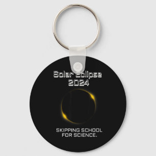 For Shirt Solar Eclipse Skipping School Science Key Ring