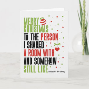 for Sister Funny Christmas Still Like You Holiday Card