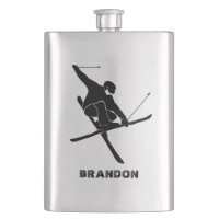 For Skiers Ski Trick Graphic Personalised