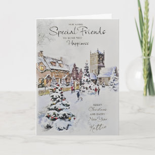 For Some Special Friends Happy Christmas Card