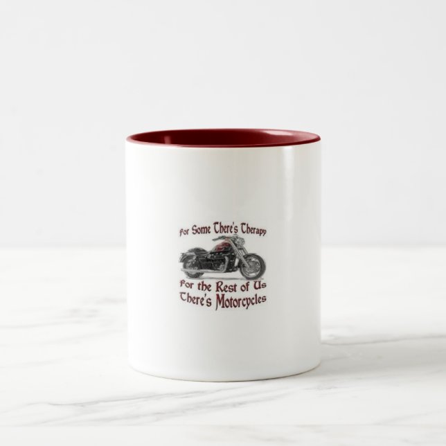 for Some There's Therapy Two-Tone Coffee Mug (Center)
