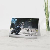 For Son Motorcycle Themed Birthday on Curve