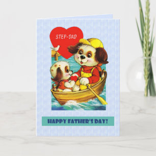 For Step Father on Father's Day Card
