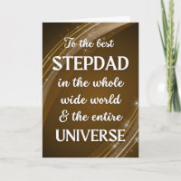 For Stepdad Father's Day Universe Theme