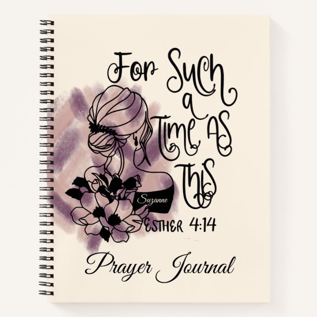For Such A Time As This Floral Prayer Journal (Front)
