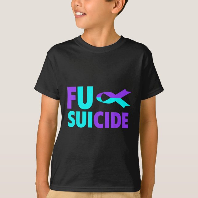 For Suicide Awareness Shirt - Suicide Prevention A (Front)