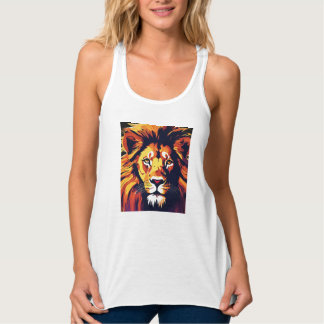 for t-shirt design LION Singlet