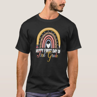 For Teachers Boys Girls Kids Happy First Day Of Fi T-Shirt