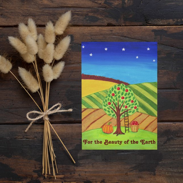 For the Beauty of the Earth Thanksgiving Card (Creator Uploaded)