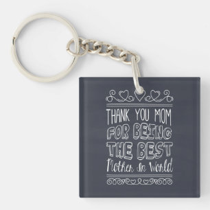 For The Best Mum in the World Keychain